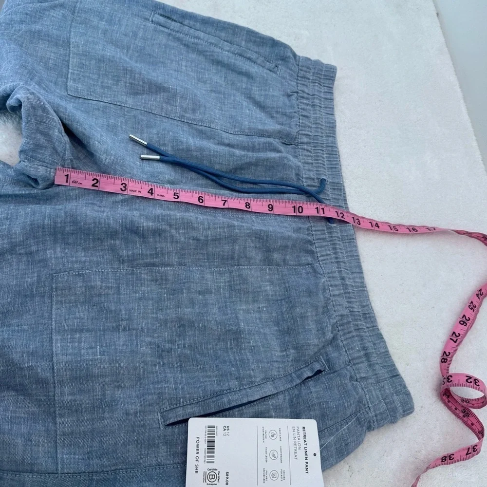 NWT Athleta Retreat Linen Pant size 12
